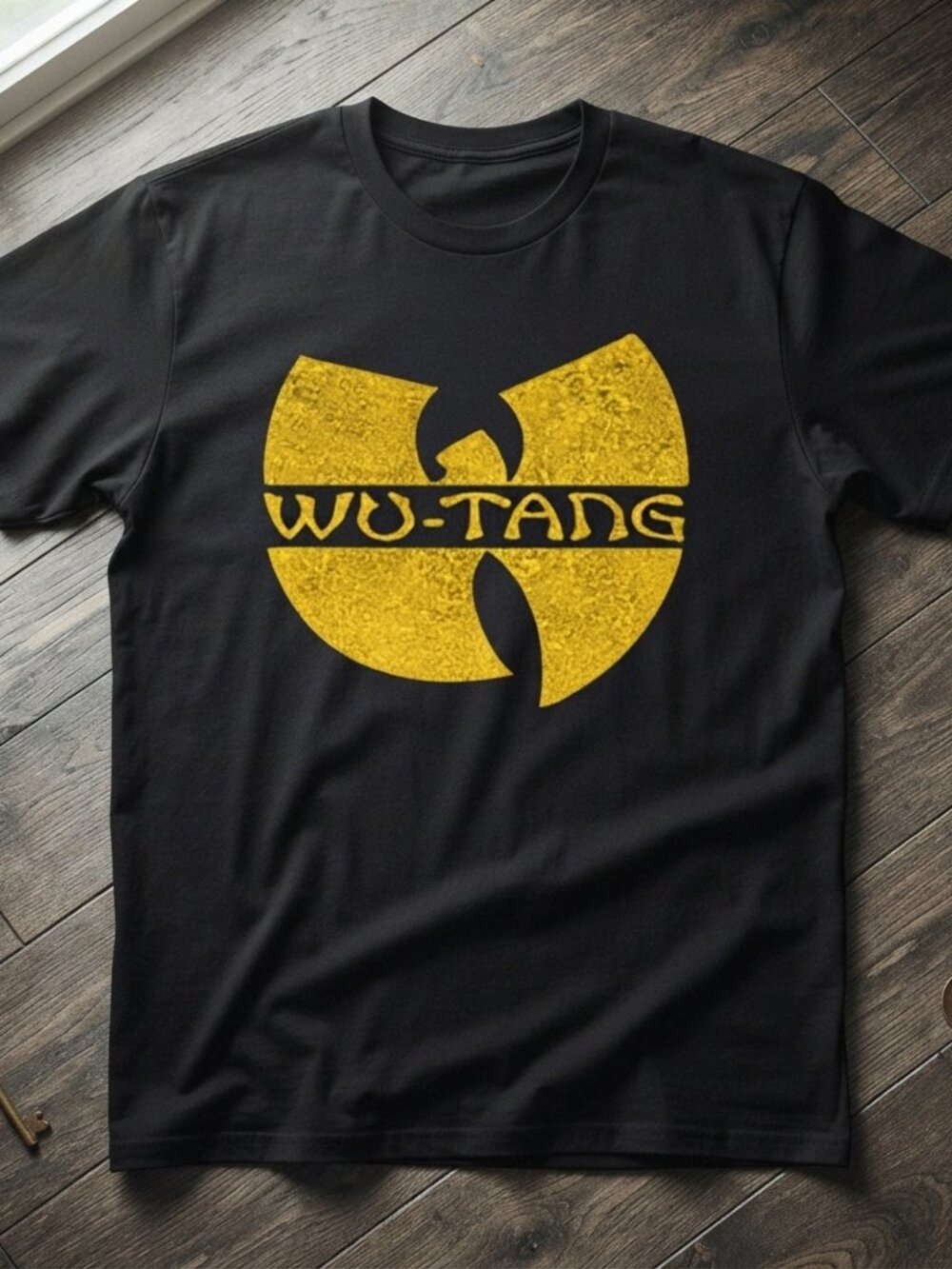 Wu-Tang Clan Yellow Logo Vintage Hip Hop Graphic T-Shirt